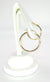 18K Yellow Gold 23mm Dia. Round Tube Hoop Earrings