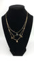 18K Yellow Gold 3 Tier Necklace