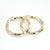 18K Yellow Gold 26.75mm Dia. Hoop Earrings